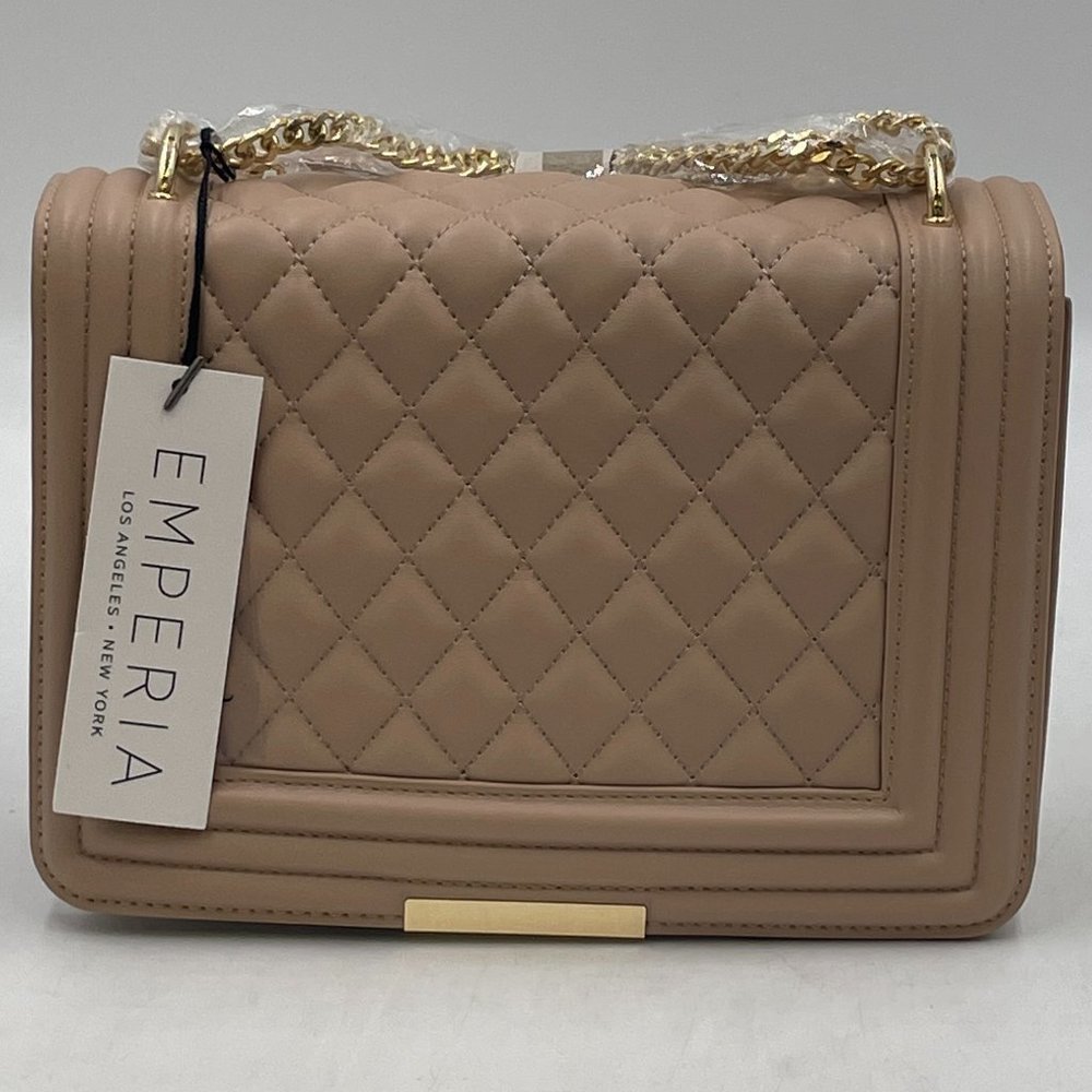 Emperia Crossbody Handbag In Nude